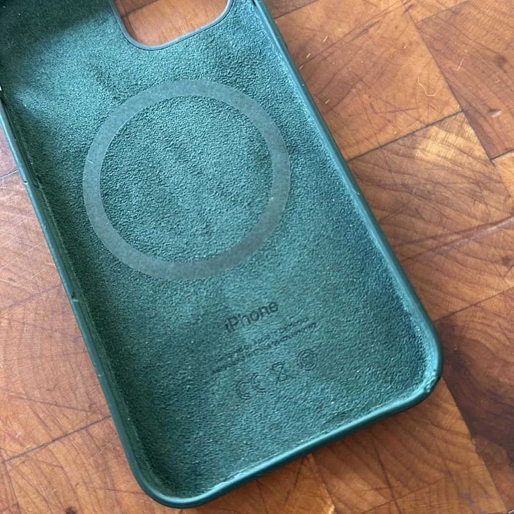 Apple silicone iPhone 12pro case, green